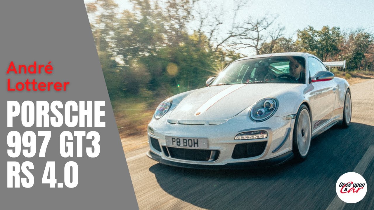 André Lotterer has fun at the wheel of a Porsche 911 GT3 RS 4.0
