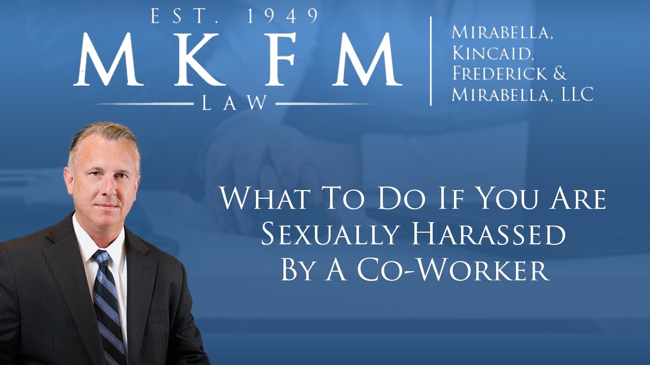 What To Do If You Are Sexually Harassed By A Co-Worker