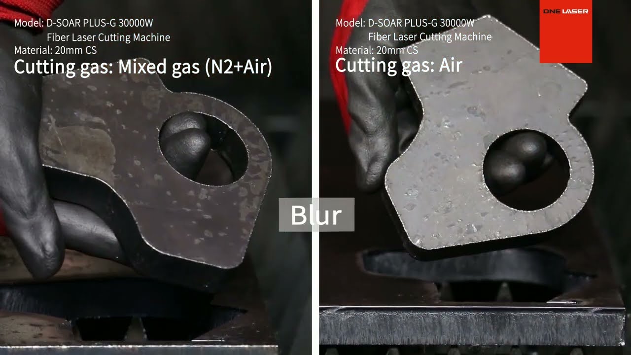 DNE LASER D-SOAR PLUS-G Laser Cutting Machine: Mixed Gas vs Air