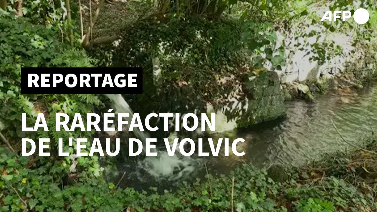 A Volvic, la raréfaction de l'eau source d'inquiétudes | AFP