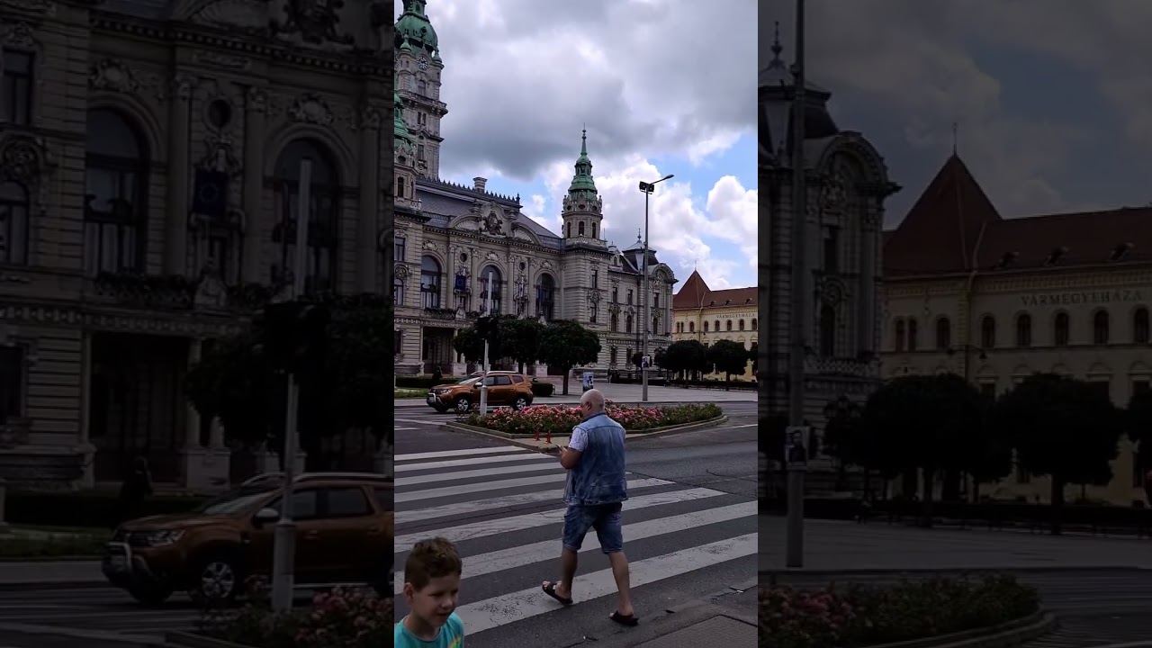 ❤ Gy&ouml;r city center❤  Hungary  #travel #concert #automobile #pride #festival #lake #oper#europe #love