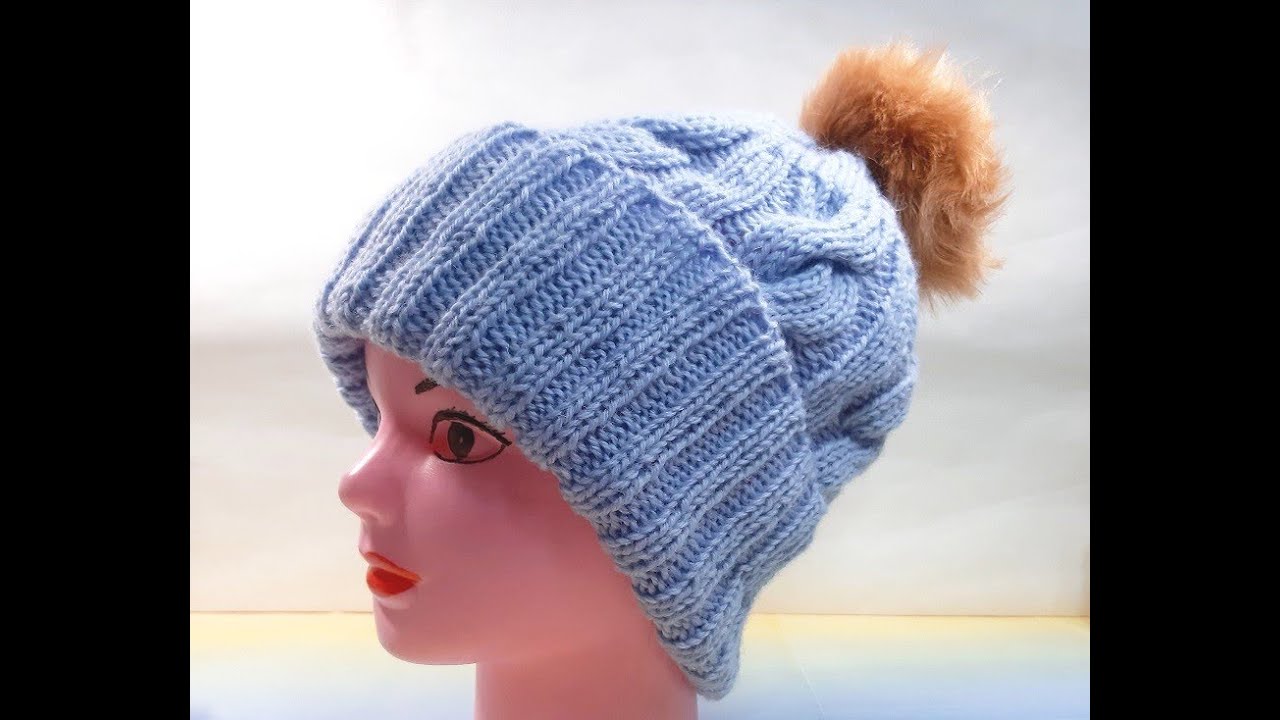 DIY蘇菲的編織—0146麻花遮耳帽織圖分享(Knit figure sharing)