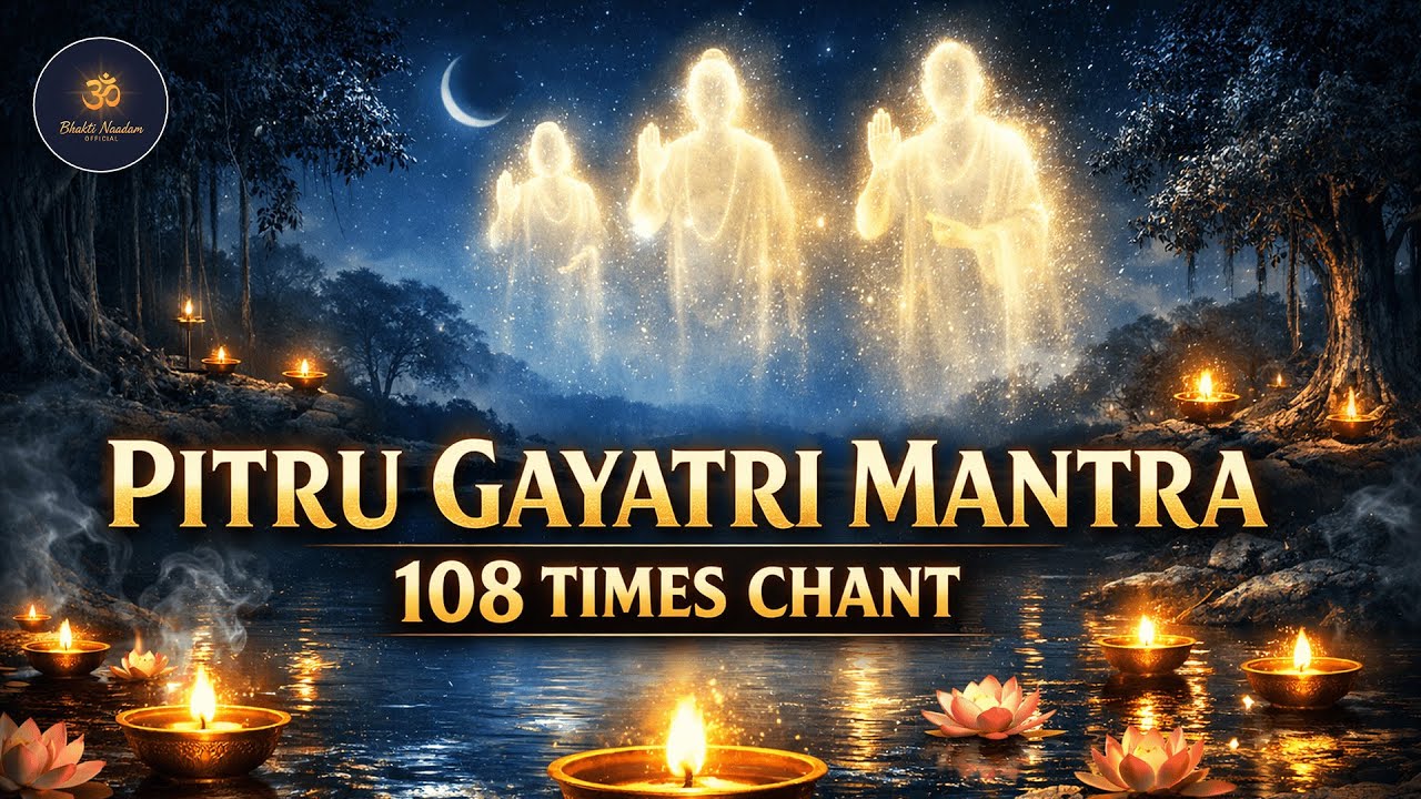 Amavasya Special 108 Times Pitru Gayatri Mantra | Remove Pitru Dosha ||Bhakti Naadam Official 🙏