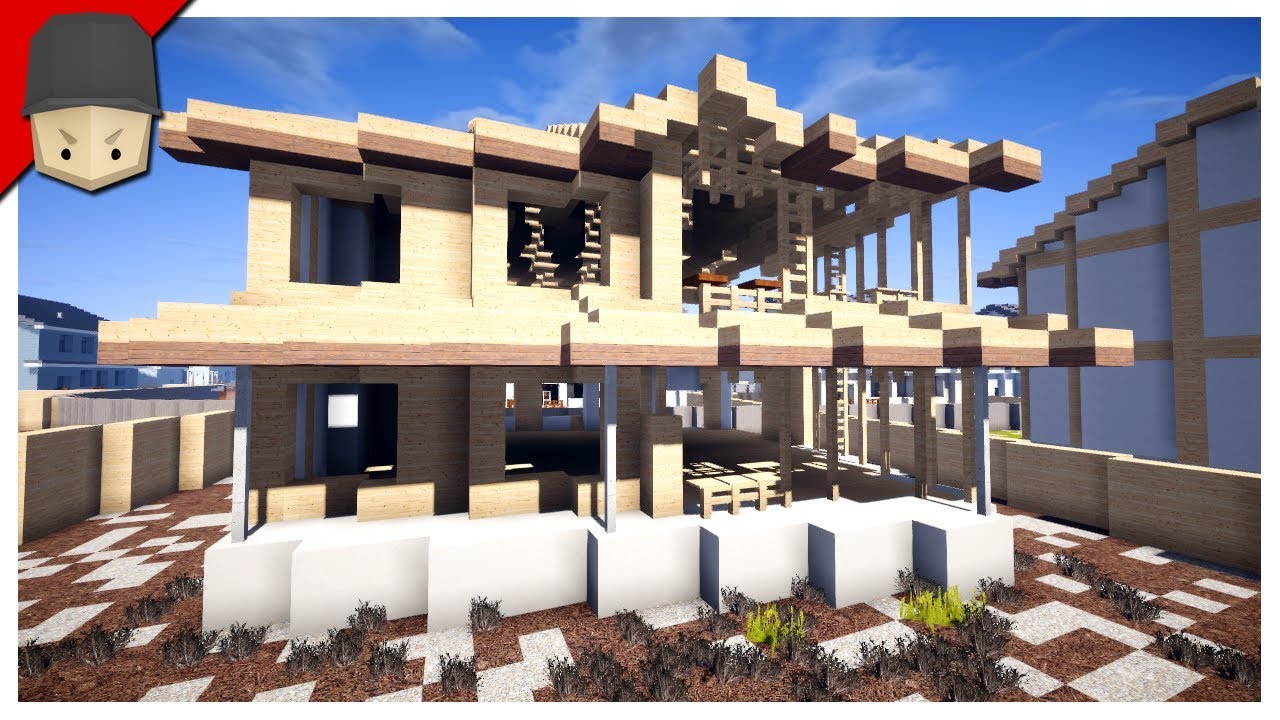 Minecraft - Suburban Construction Zone & Walmart