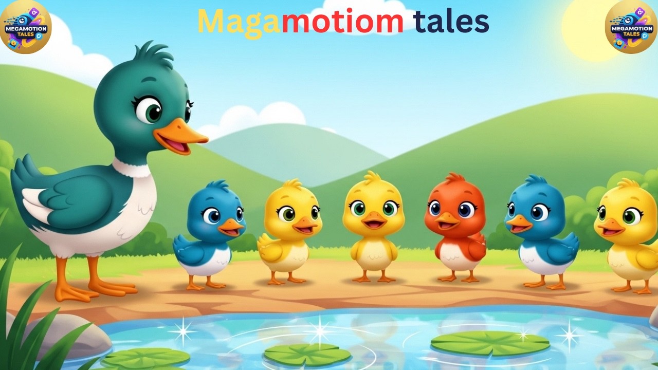 Five Little Ducks | Fun Nursery Rhyme for Kids | Magamotion Tales