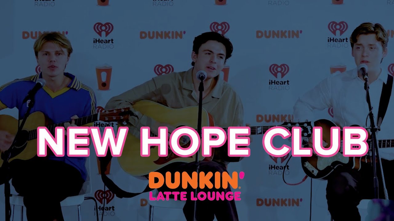 New Hope Club Performs At The Dunkin Latte Lounge!