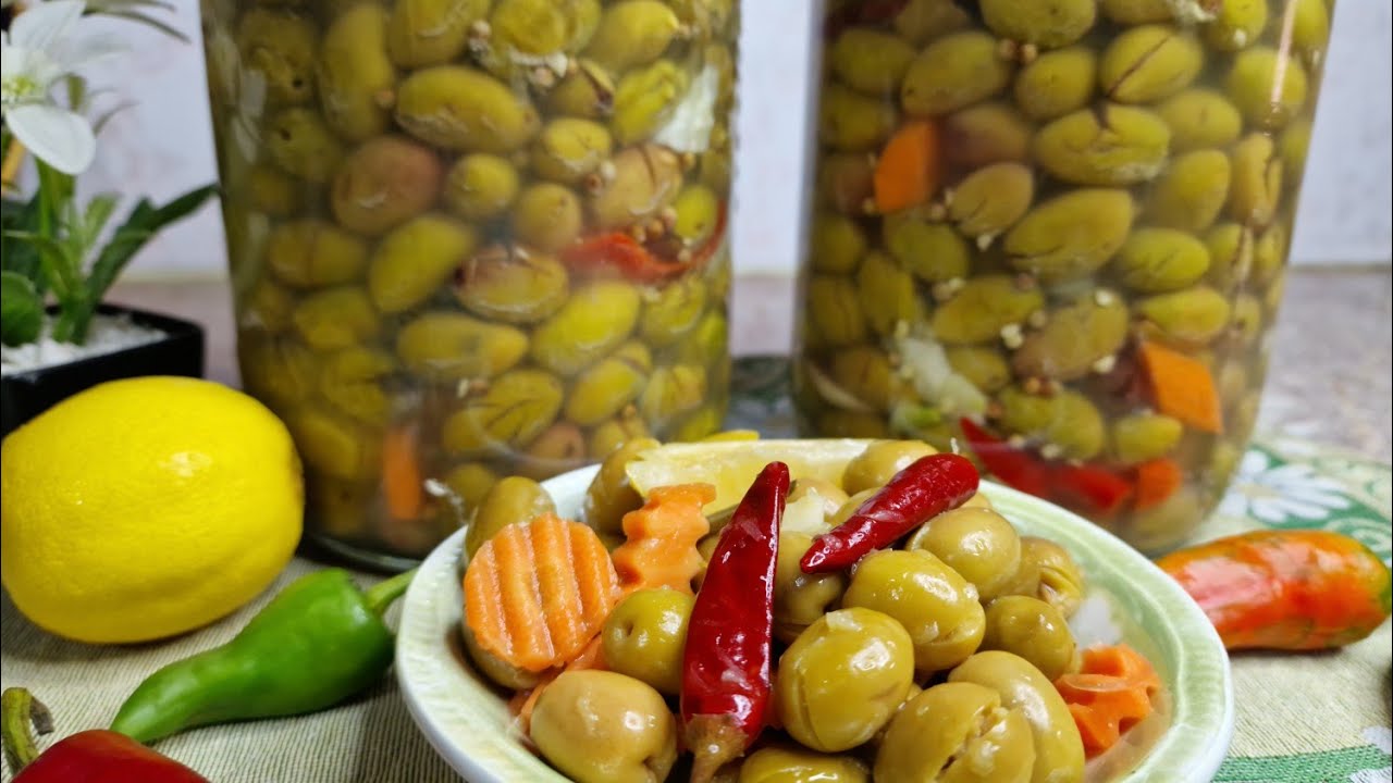 ترقيد الزيتون🫒 بجميع الأسرار اللي تخليه يبقى مدة اطول بدون مواد حافظة / الزيتون محمض🍋
