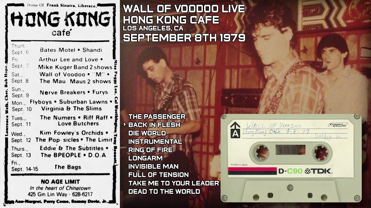 Wall of Voodoo LIVE - Hong Kong Cafe, Los Angeles, CA - September 8th 1979