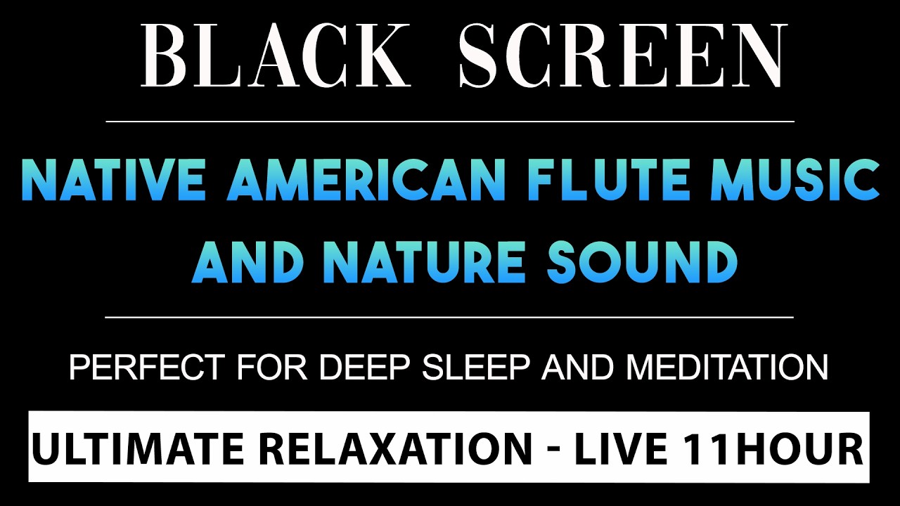 Soothing Rain Sounds & Native American Flute | Ultimate Relaxation for Sleep & Meditation LIVE - 11H