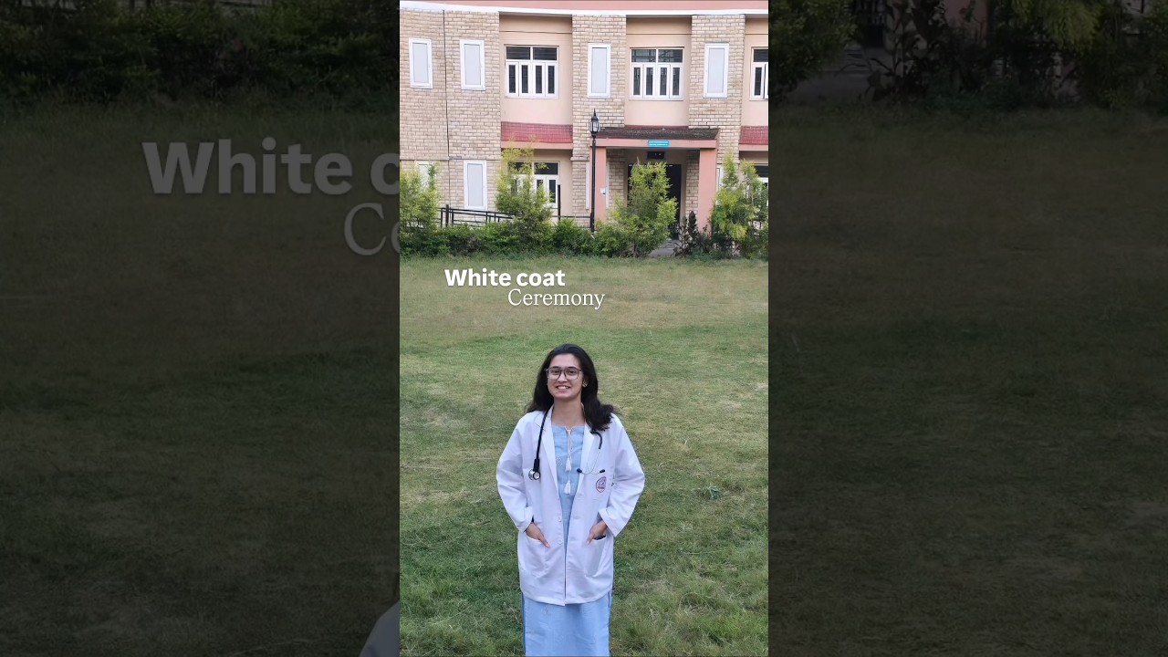 MBBS white coat ceremony 🩺 👩🏻&zwj;⚕️ #mbbs #medicalcollege #neet2026