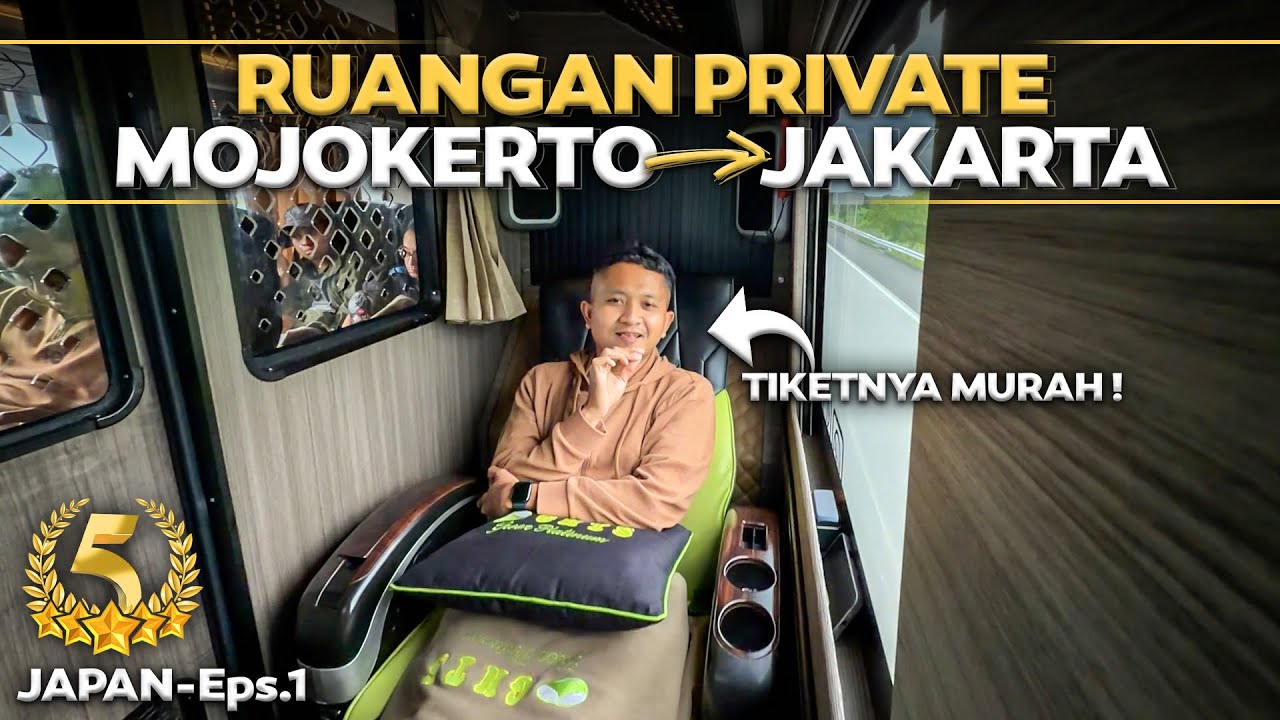 BUS RASA KAMAR PRIBADI ‼️ Gunung Harta Kompartement Class Mojokerto - Jakarta | Eps.1