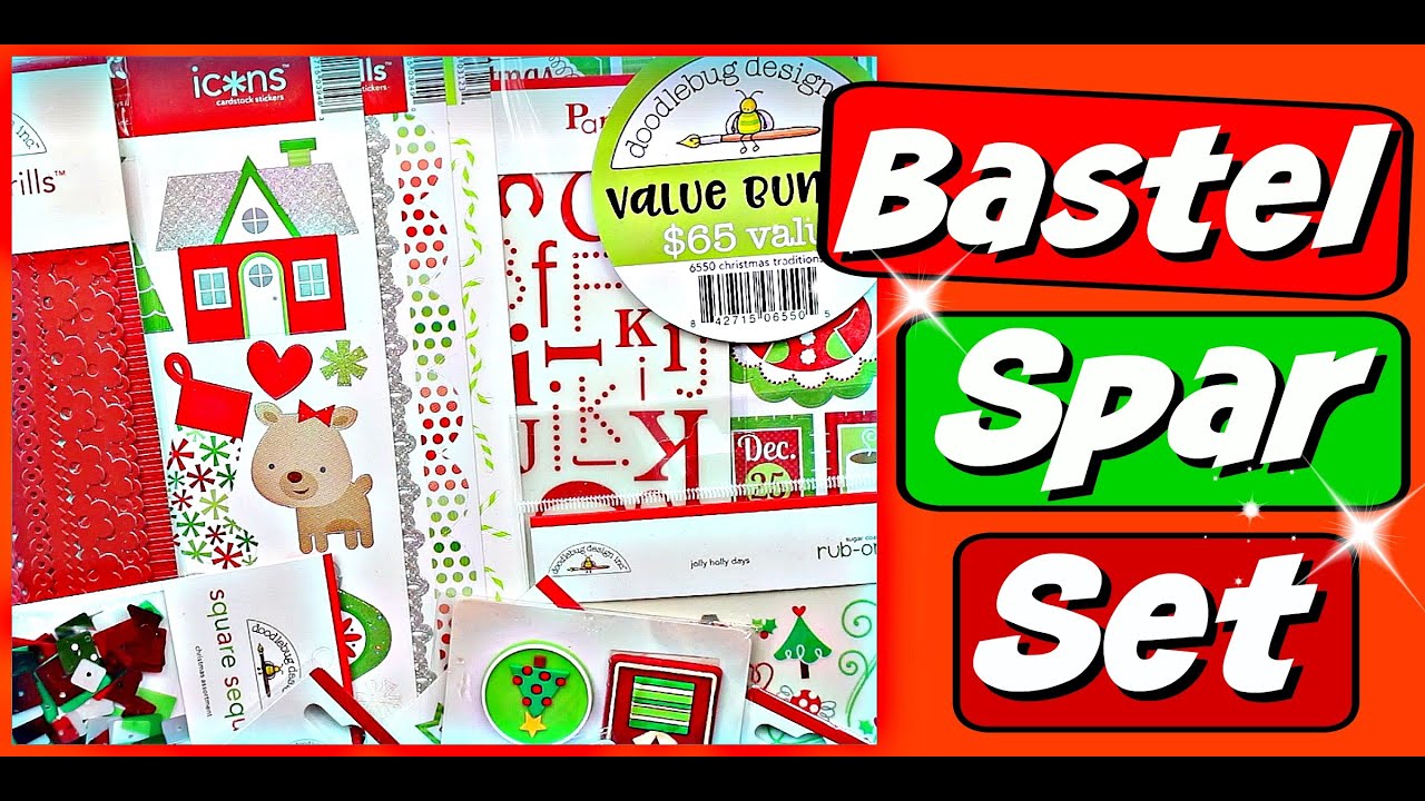 Mega! Doodlebug Spar-Set Bastelbedarf - 9999 Dinge Online Shop Haul deutsch
