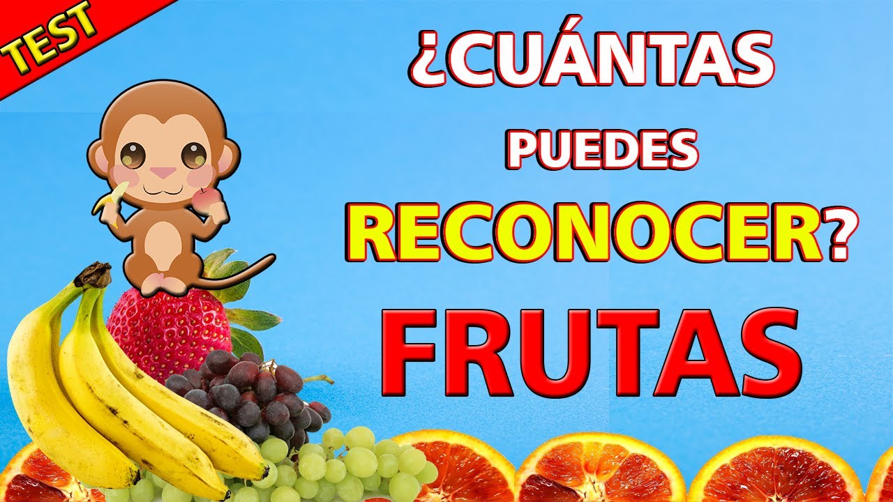 ¿Cuántas FRUTAS reconoces?  | ¿Serás capaz de reconocer la mayoría de estas frutas? | MentalTest