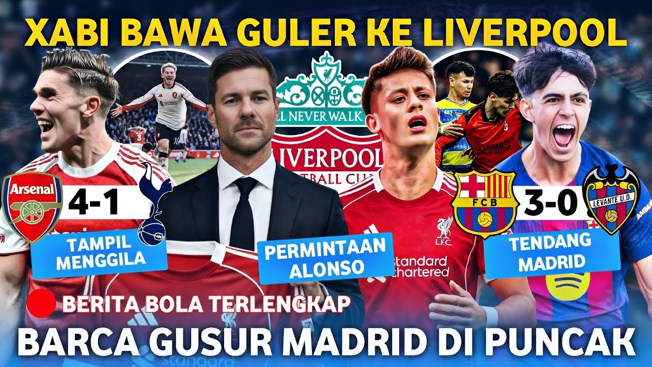 Pecat Slot! Ipul Ambil Xabi Alonso Dan Guler 😱 Barca Gusur Real Madrid 🥴 Arsenal Tampil Menggila