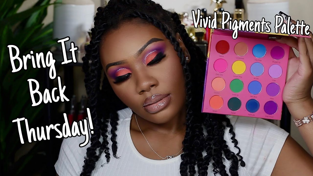 BRING IT BACK THURSDAY SERIES #6 FT COLOURED RAINE VIVID PIGMENTS PALETTE | ASK WHITNEY
