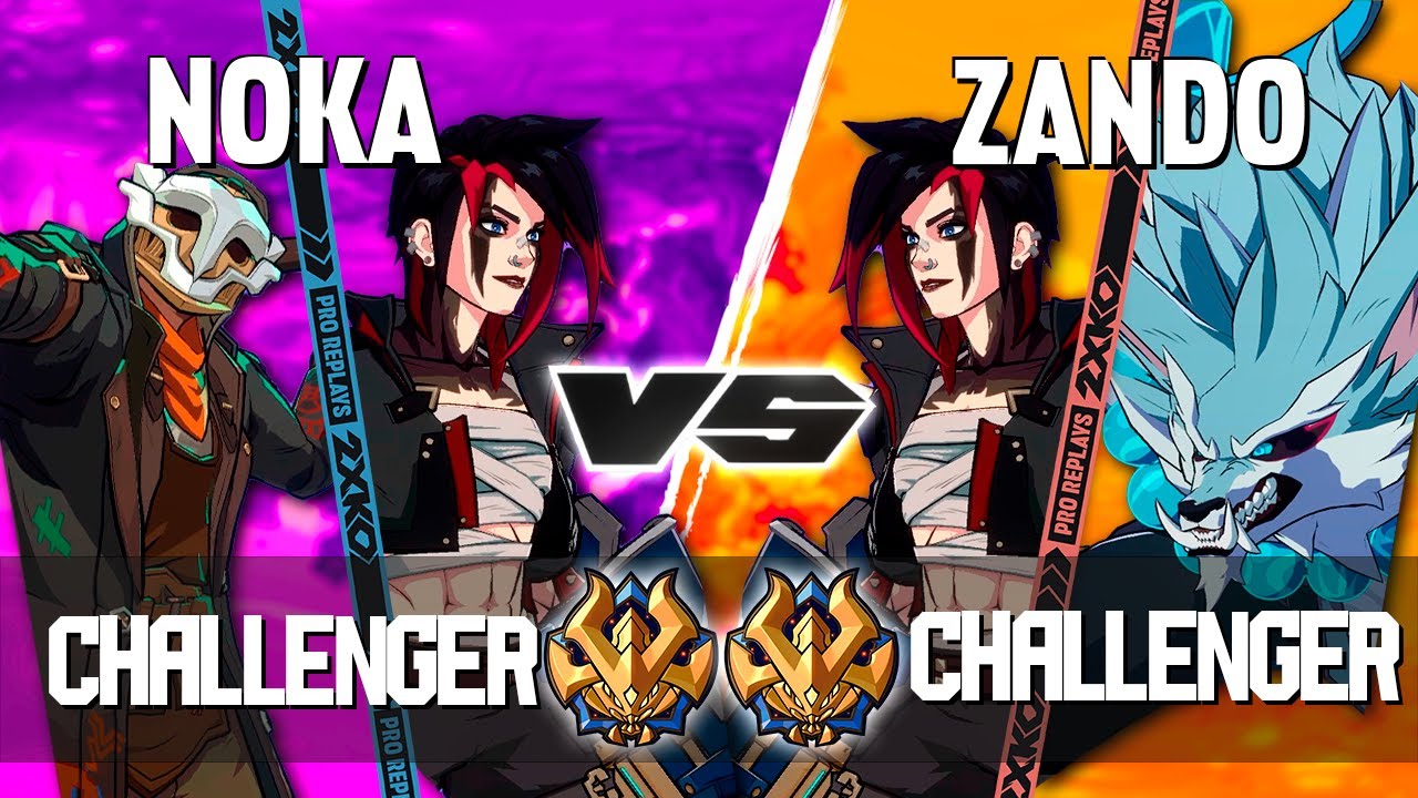 2XKO ▰ NOKA (Vi-Ekko) vs ZANDO (Vi-Warwick) ▰ 2XKO Pro level replays
