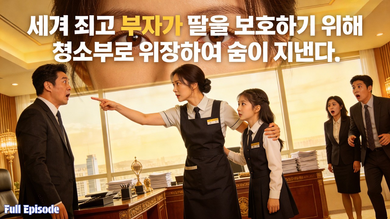 세계 최고 부자가 딸을 보호하기 위해 청소부로 위장하여 숨어 지낸다.