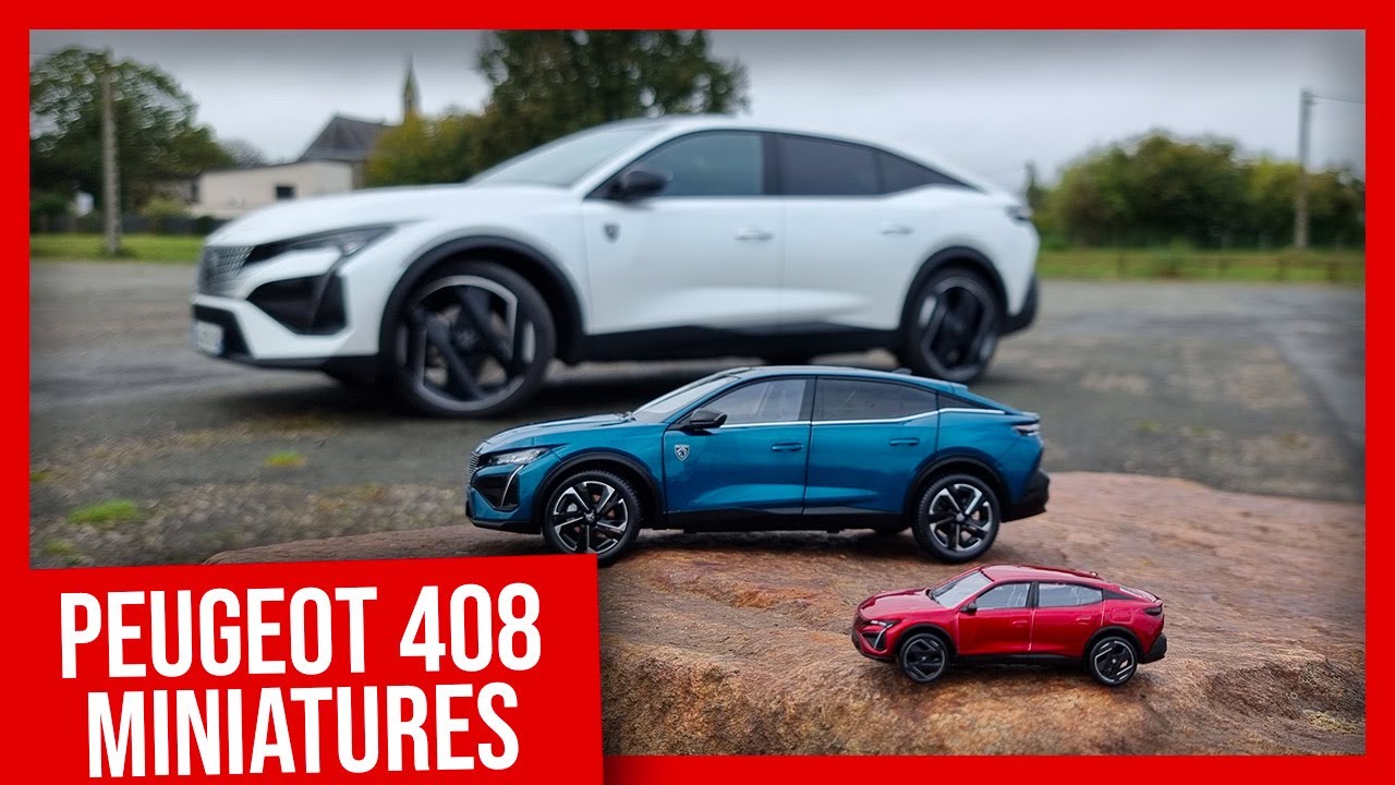 Les différentes PEUGEOT 408 miniatures (1/18 et 1/64)