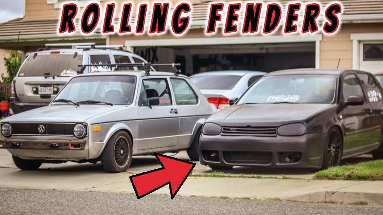 Rolling Fenders on Lowered Golf GTI VR6 | Redline Performance
