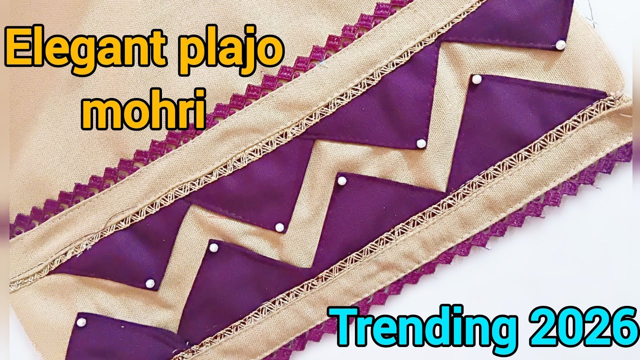 Elegant plajo mohri design ||trending design 2026