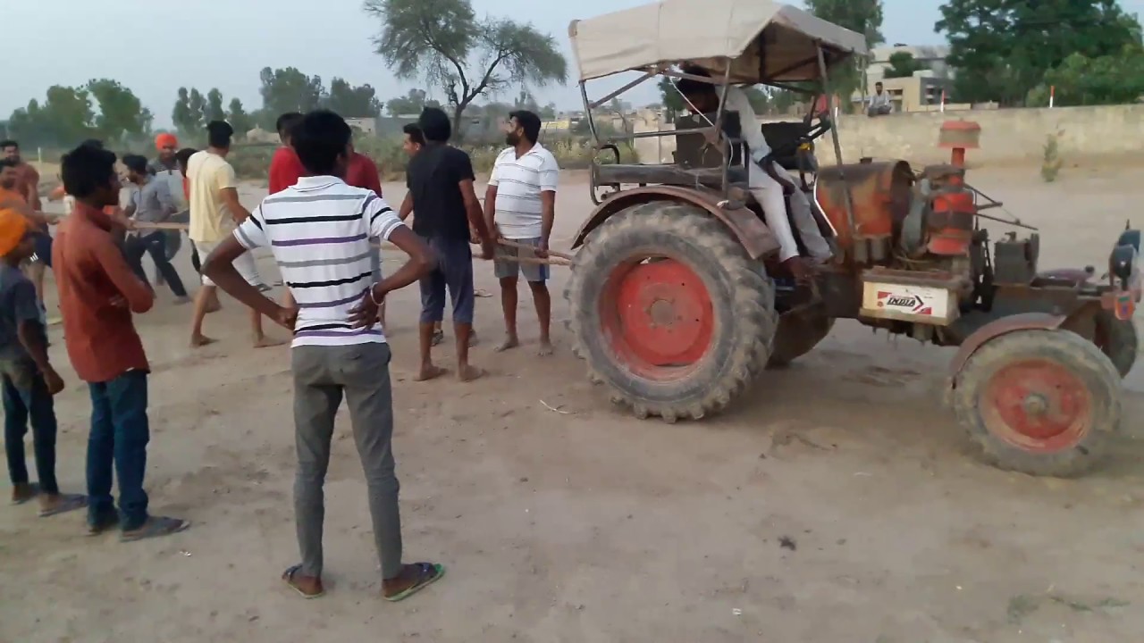 Tractor vs man