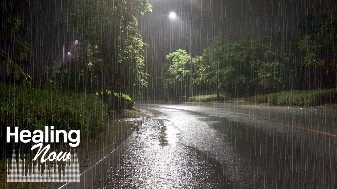 It's the sound of rain that calms your mind and makes you sleep. White noise ASMR