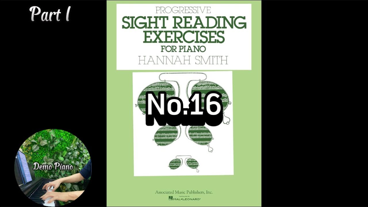 No.16 | Progressive Sight Reading Exercises for Piano by Hannah Smith