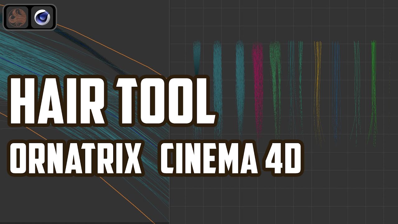 Ornatrix/Cinema 4D: An alternative to the HairTool from Blender.