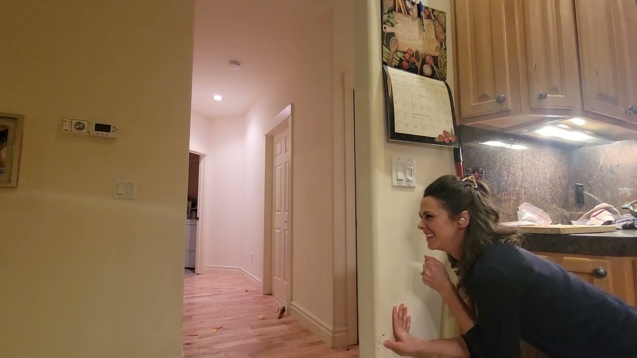 Wife scaring husband
