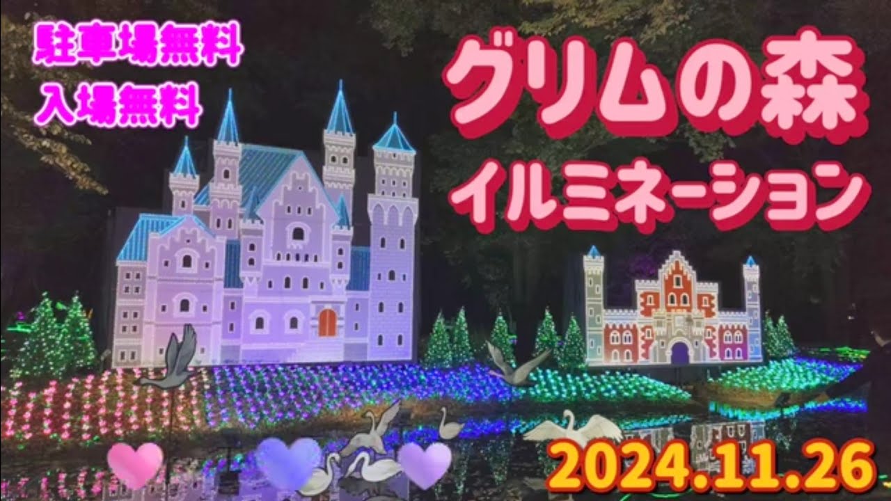 グリムの森イルミネーション（下野市）