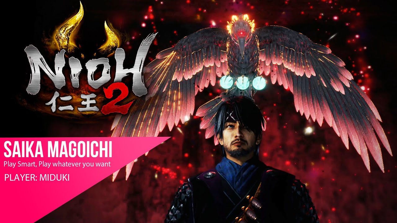 NIOH 2 BOSS - Saika Magoichi | No Damage, Sword
