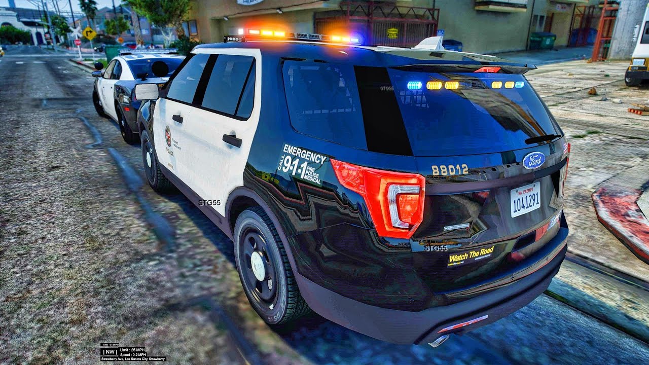 Играю в GTA 5 за ПОЛИЦЕЙСКОГО City Patrol | GTA 5 Lspdfr Mod | 4K