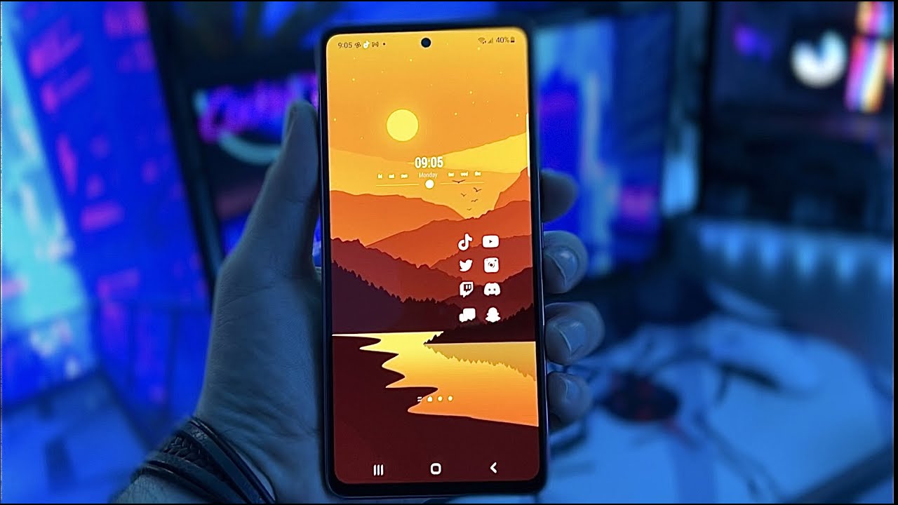 Сделайте домашний экран вашего Android-устройства минималистичным и потрясающим
