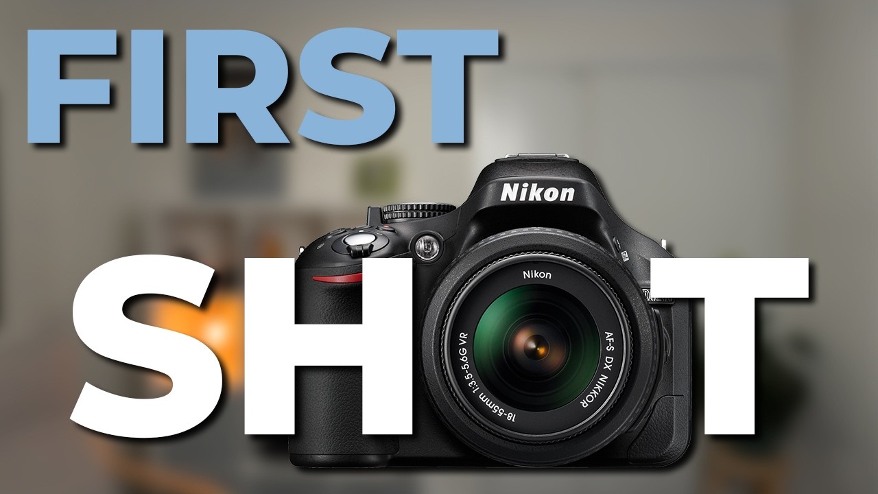 DSLR Camera BASICS - Taking Your FIRST Shot