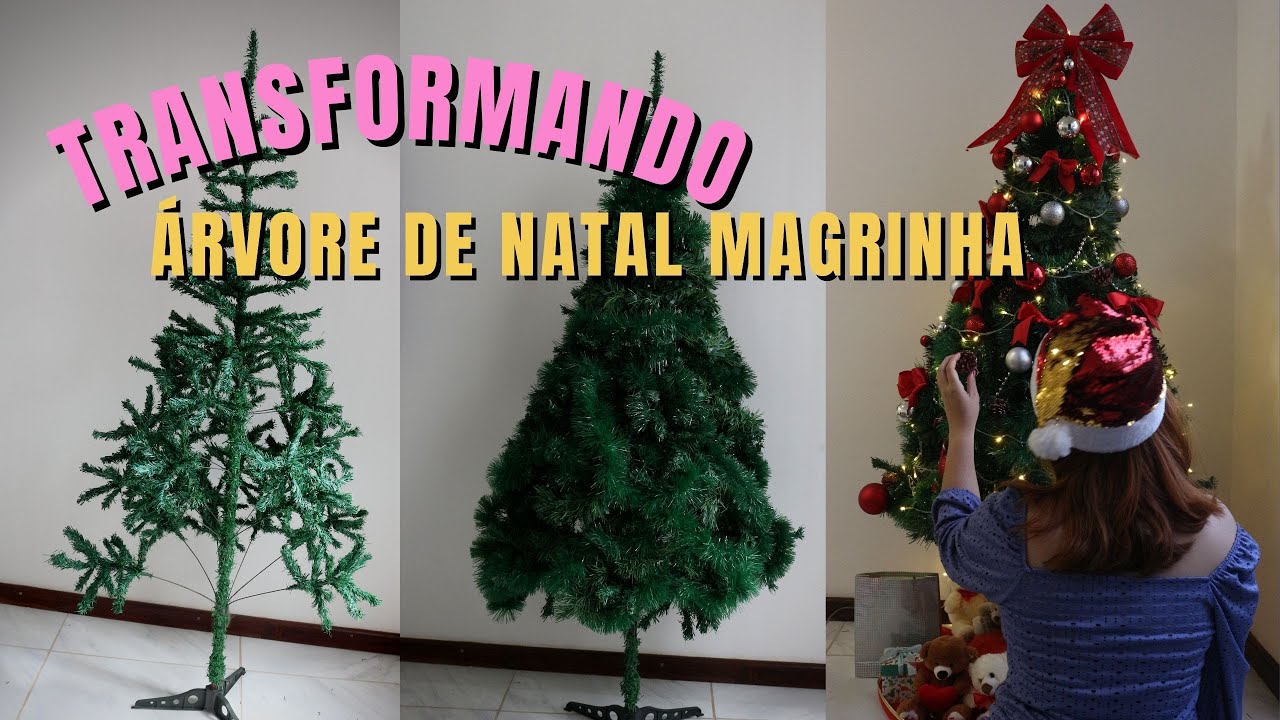 COMO DEIXAR A ÁRVORE DE NATAL CHEIA E LINDA IGUAL DO SHOPPING