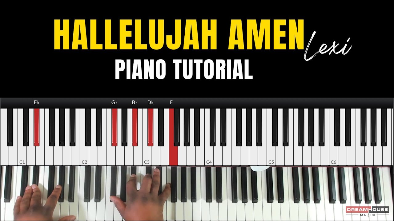 Modern Worship Chords in Bb | Hallelujah Amen Piano Tutorial