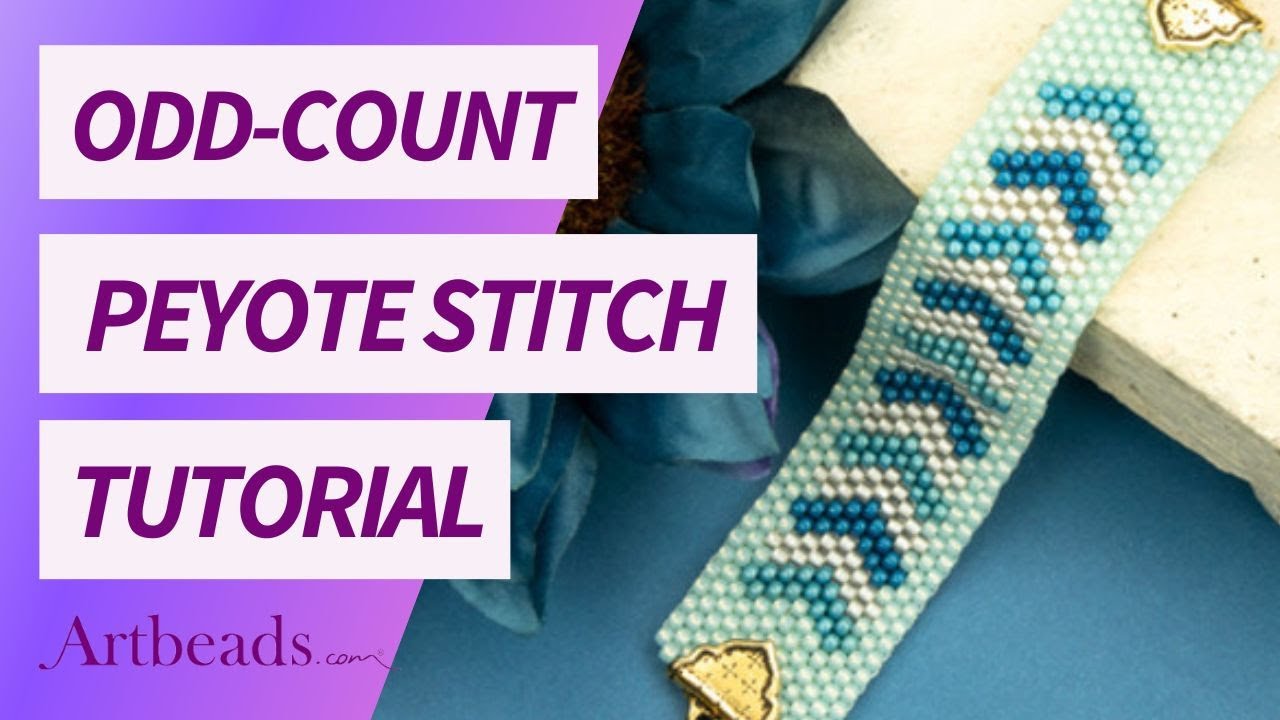 Odd-Count Peyote Stitch: Catching the Tail Thread Method Tutorial
