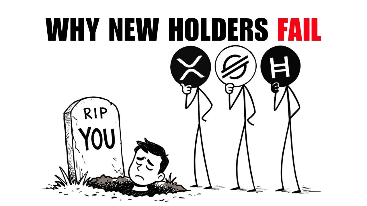 В чём ошибаются все новые владельцы XRP, XLM и HBAR.