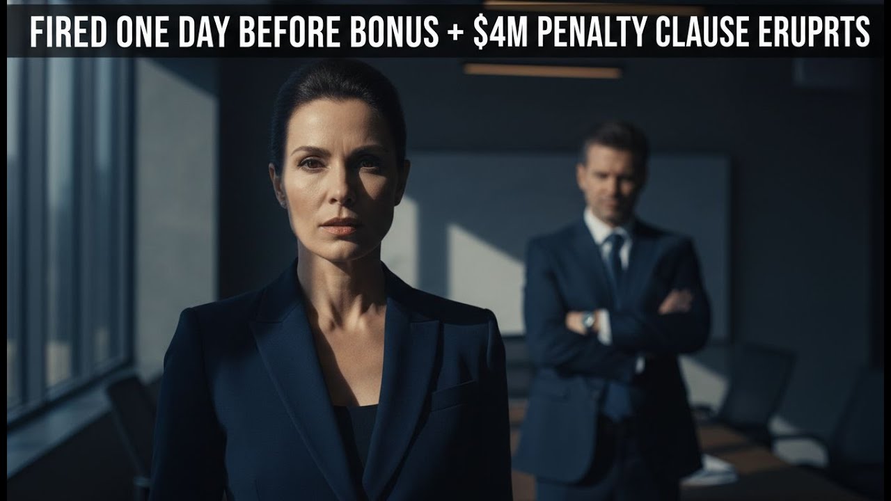 Fired One Day Before Bonus Vests, Triggers $4 Million Penalty Clause Explosion