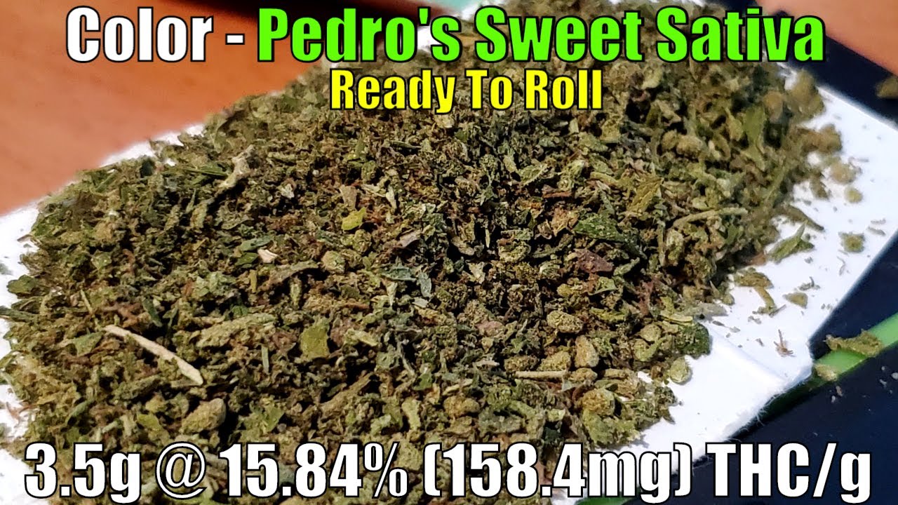 Color - Pedro's Sweet Sativa RTR - 3.5g @ 15.84% (158.4mg) THC/g (+Extreme Closeups)