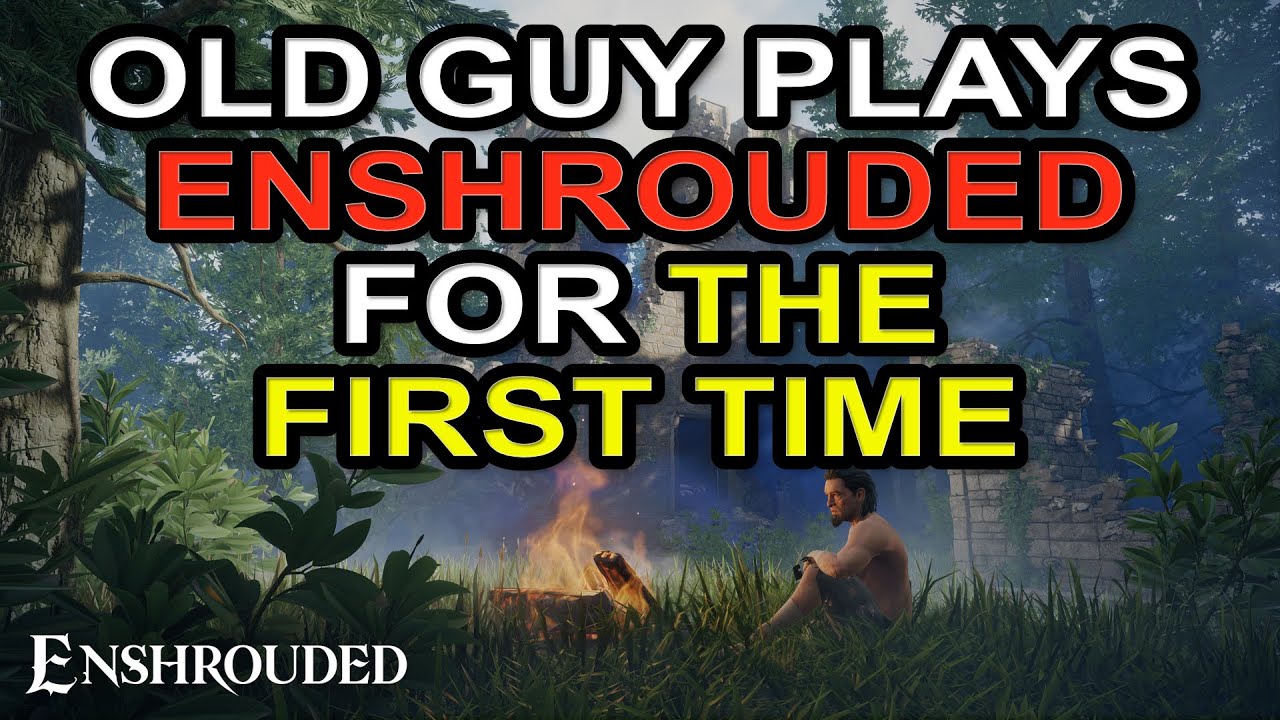 Сможет ли старик справиться с этой игрой на выживание? #enshrouded #gaming #survivorgameplay