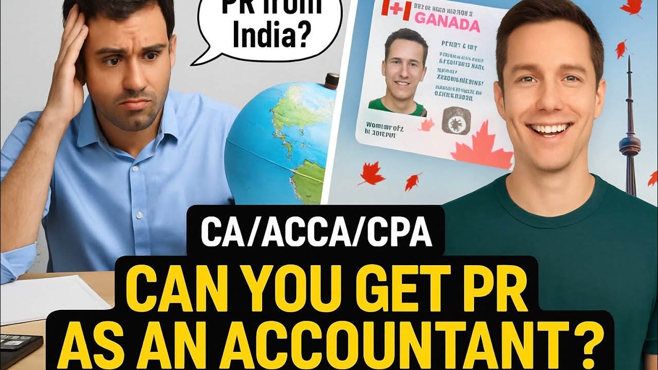 Can you get Canada PR as an accountant? How I got my PR in India |Canada PR as CA, ACCA, CPA 