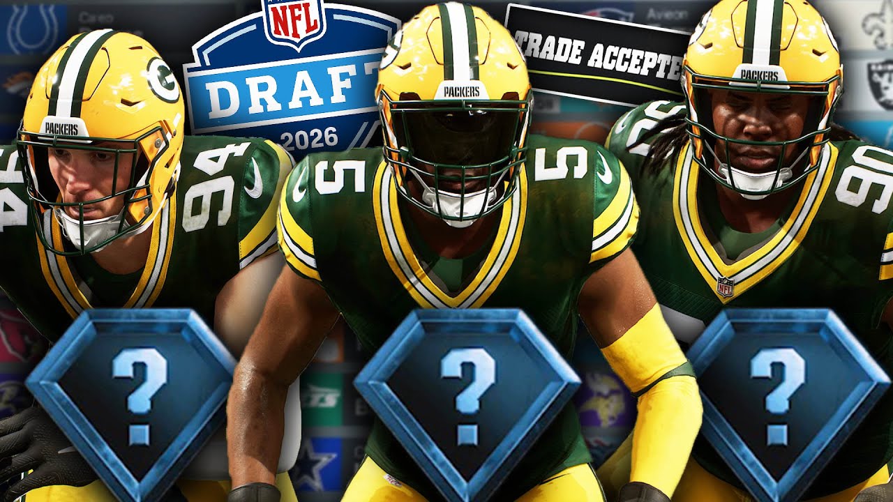 Я выбрал 6 скрытых новичков-разработчиков в драфте из 32 игроков! Madden 26 Green Bay Packers в м...