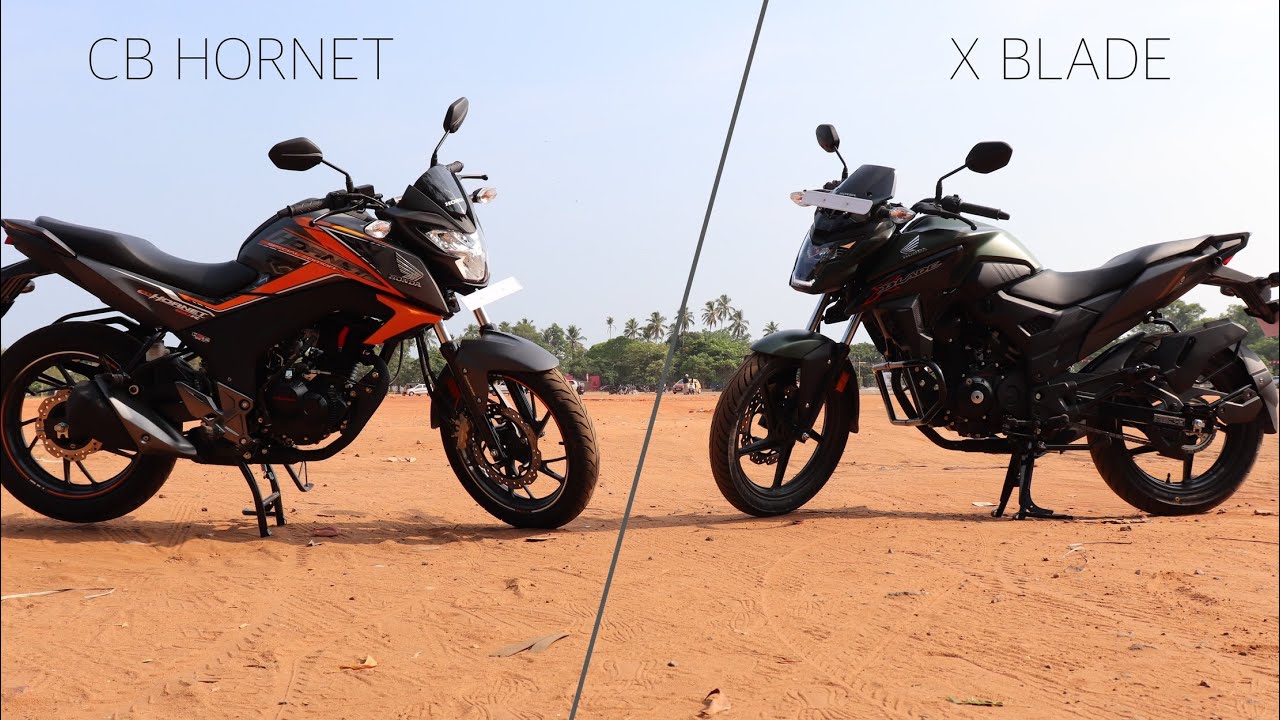 Honda CB Hornet 2018 года против Honda X Blade!! (дизайн, характеристики, езда днем ​​и ночью, ко...