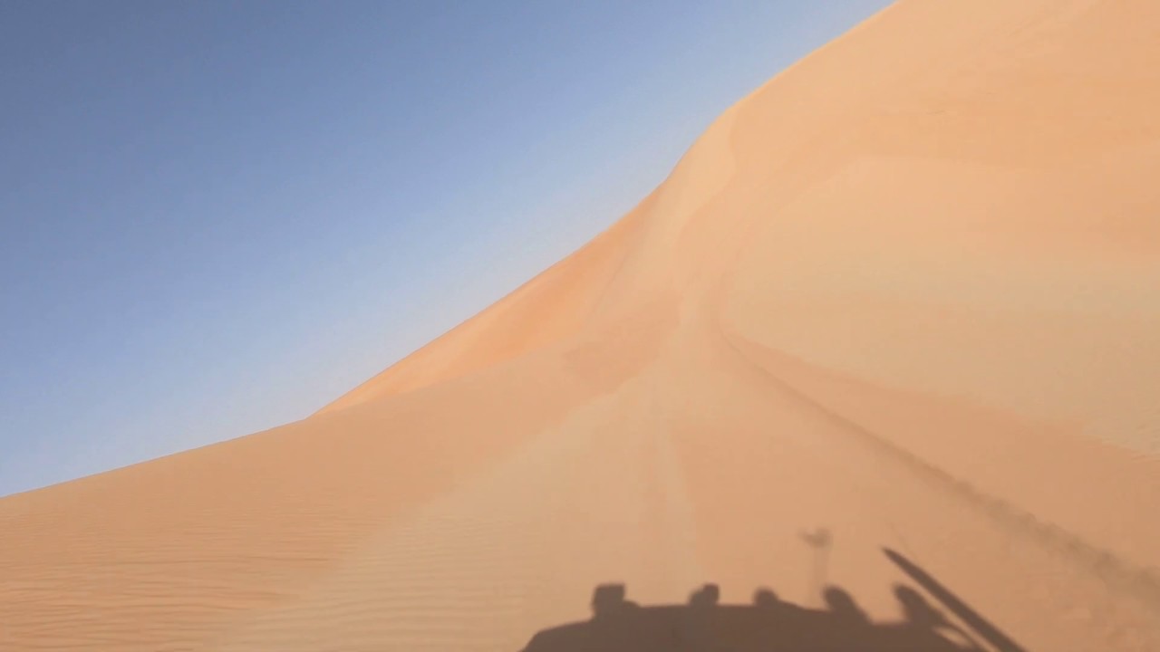 Smooth relaxing drive in Al Qou'a Nissan Xterra - القوع عالخفيف نيسان اكستيرا