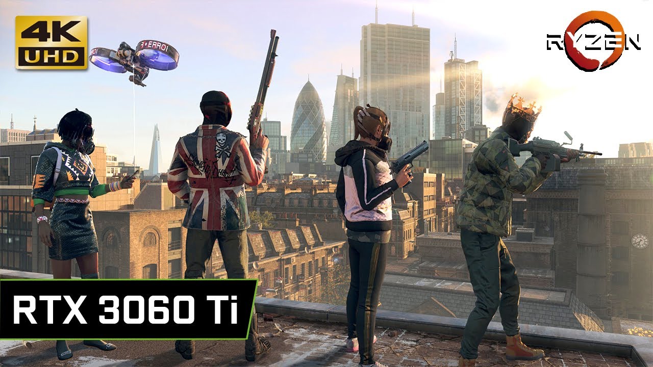 RTX 3060 Ti Watch Dogs Legion (4K Ultra Settings)