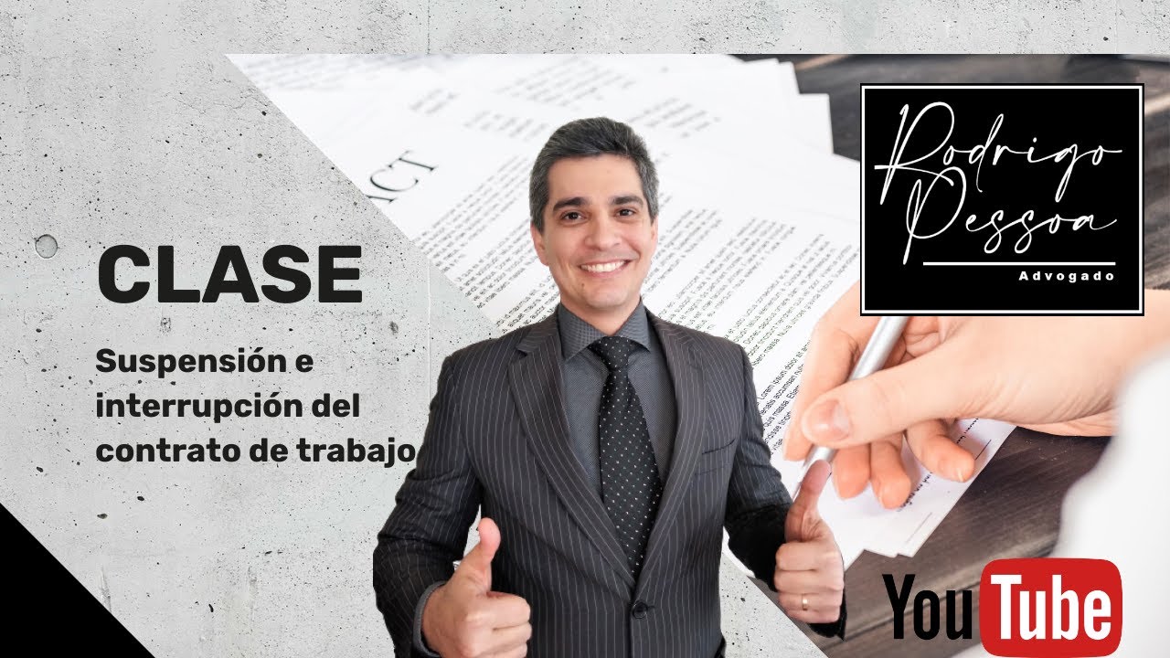 Clase - Suspensión e interrupción del contrato de trabajo