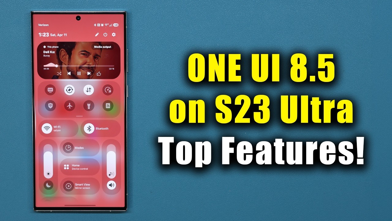 Вышла бета-версия ONE UI 8.5 для Samsung Galaxy S23 Ultra! &mdash; ВСЕ НОВЫЕ ФУНКЦИИ
