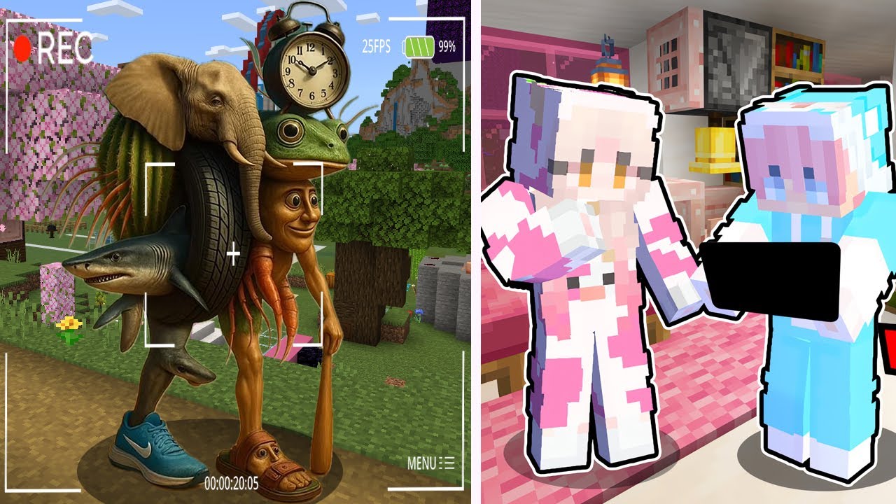 MOMON & ATUN TEMUKAN REKAMAN ANEH!! BRAINROT FUSION MUNCUL & VILLAGER MENGHILANG! 😱 feat​@BANGJBLOX
