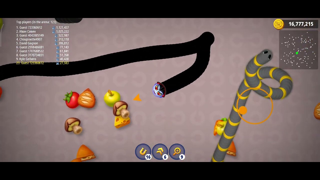 Worms zone. io game play 